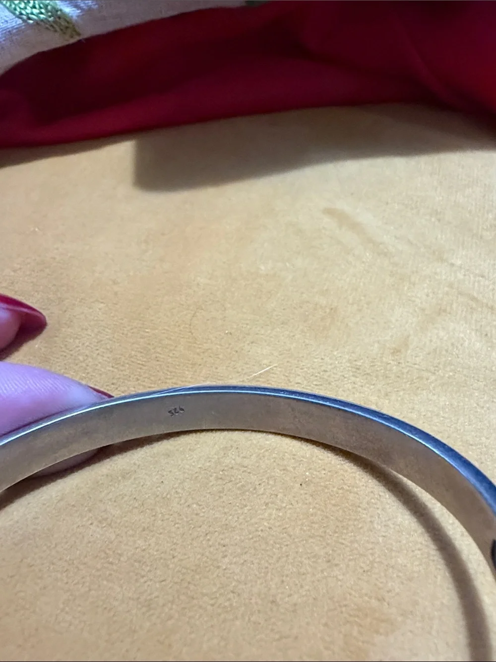 STERLING SILVER and ONYX bangle